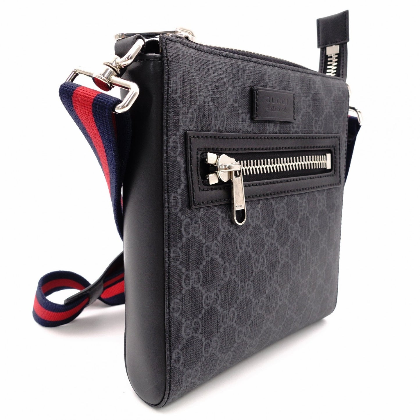 GUCCI Small Messenger Bag GG Supreme Shoulder Bag PVC