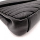 SAINT LAURENT College Shoulder Bag, Leather, Black, 2-Way, Silver Hardware