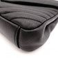 SAINT LAURENT College Shoulder Bag, Leather, Black, 2-Way, Silver Hardware