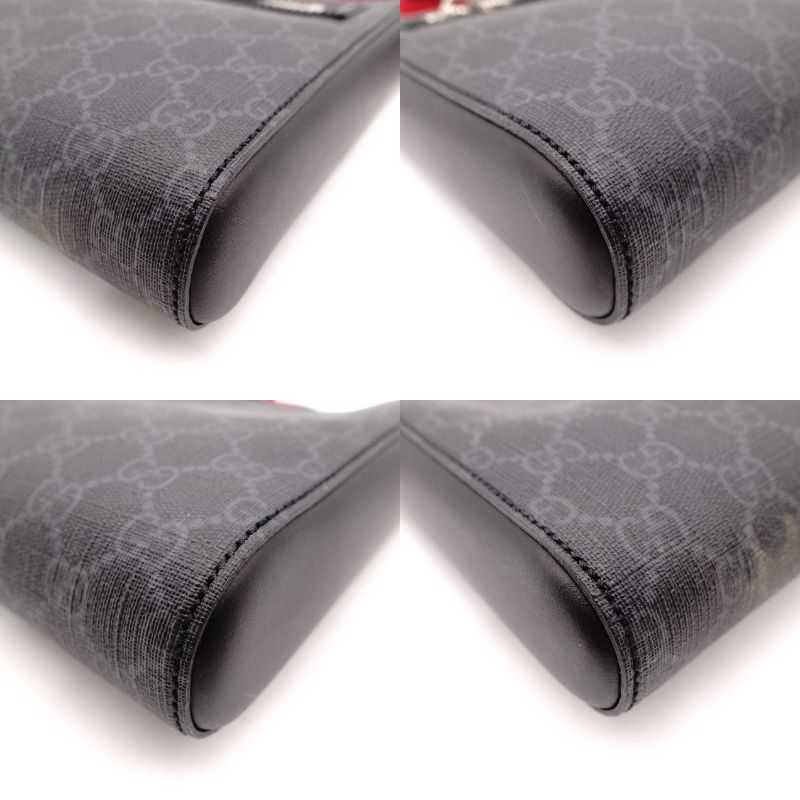 GUCCI Small Messenger Bag GG Supreme Shoulder Bag PVC