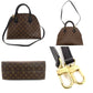 LOUIS VUITTON Alma Bag Into Bag Monogram Canvas 2-Way Handbag Shoulder Black 7-10-168