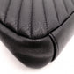 SAINT LAURENT College Shoulder Bag, Leather, Black, 2-Way, Silver Hardware