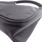 PRADA Triangle Logo Shoulder Bag, Nylon, Single Strap, Black