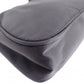 PRADA Triangle Logo Shoulder Bag, Nylon, Single Strap, Black