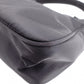 PRADA Triangle Logo Shoulder Bag, Nylon, Single Strap, Black