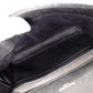 SAINT LAURENT College Shoulder Bag, Leather, Black, 2-Way, Silver Hardware