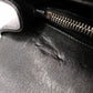 SAINT LAURENT College Shoulder Bag, Leather, Black, 2-Way, Silver Hardware