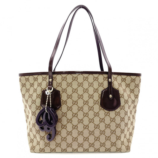 GUCCI Jolly Tote Bag GG Canvas Beige × Brown