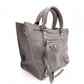 BALENCIAGA Upside Down Neo Classic M Handbag, Leather, Gray