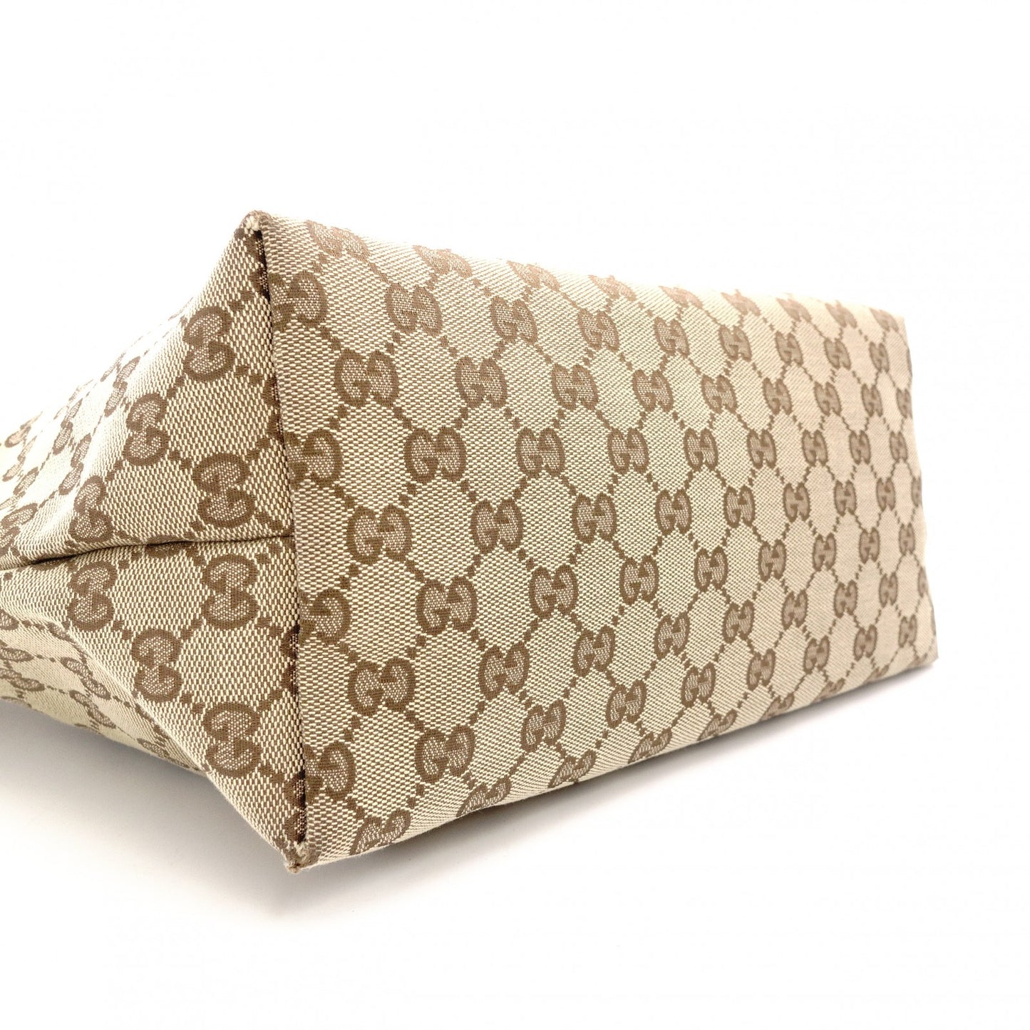 GUCCI Jolly Tote Bag GG Canvas Beige × Brown