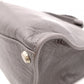 BALENCIAGA Upside Down Neo Classic M Handbag, Leather, Gray