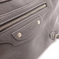 BALENCIAGA Upside Down Neo Classic M Handbag, Leather, Gray