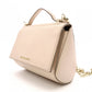GIVENCHY Mini Pandora Box Shoulder Bag, Leather, Beige, 2-Way Crossbody