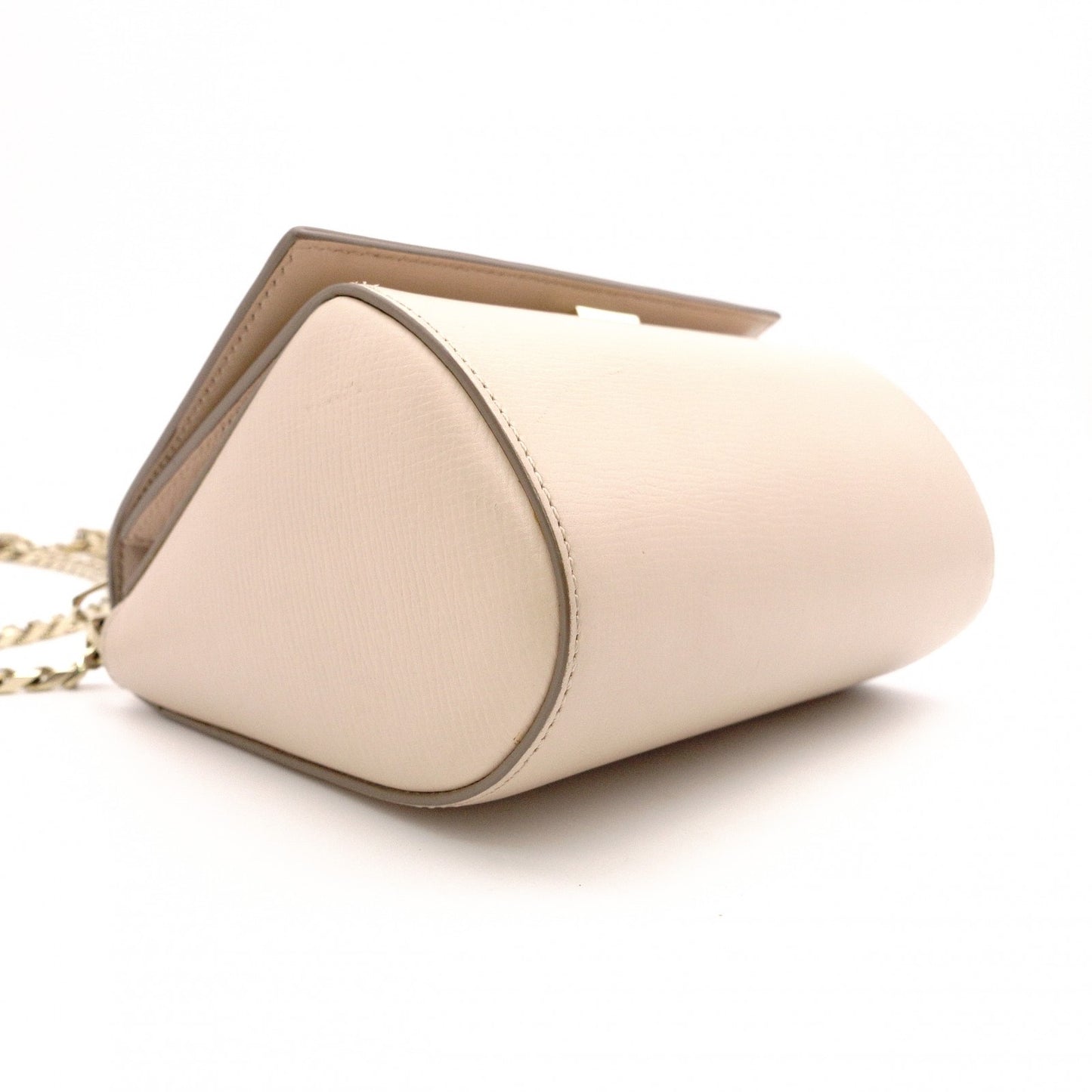 GIVENCHY Mini Pandora Box Shoulder Bag, Leather, Beige, 2-Way Crossbody