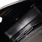 CHANEL Matelassé Shoulder Bag, Suede, Black, Gold Hardware, CC Logo, Vintage