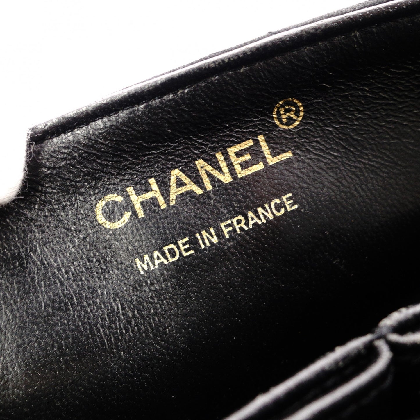 CHANEL Matelassé Shoulder Bag, Suede, Black, Gold Hardware, CC Logo, Vintage