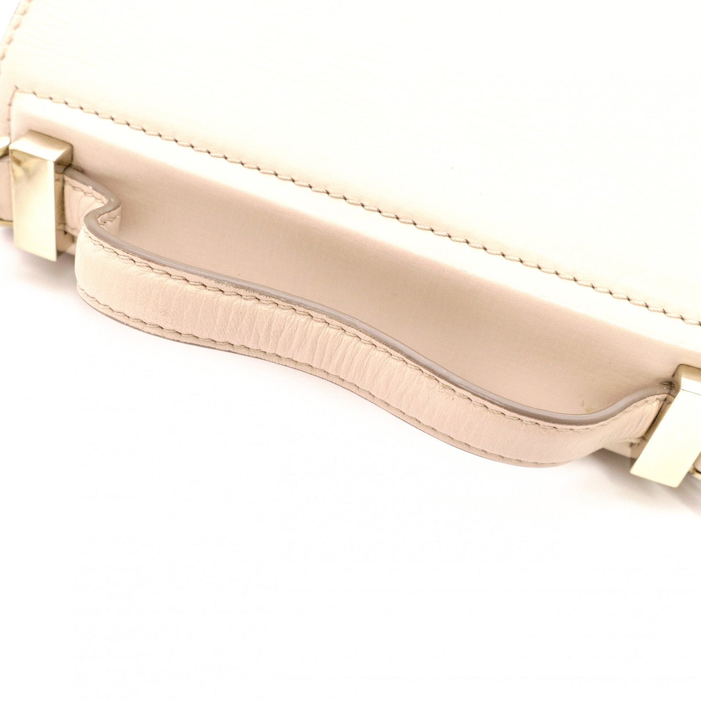 GIVENCHY Mini Pandora Box Shoulder Bag, Leather, Beige, 2-Way Crossbody
