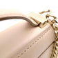 GIVENCHY Mini Pandora Box Shoulder Bag, Leather, Beige, 2-Way Crossbody