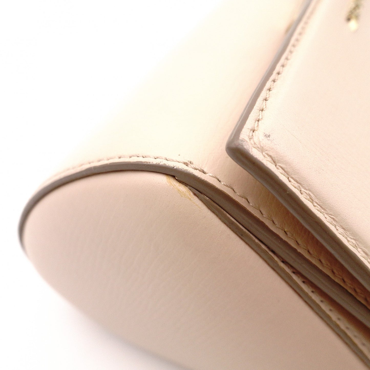 GIVENCHY Mini Pandora Box Shoulder Bag, Leather, Beige, 2-Way Crossbody