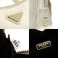 PRADA Shoulder Bag 2-Way Re-Edition 2005 Re-Edition White Leather 1BH204 Shoulder Bag Gold Hardware 7-10-540