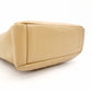CHANEL Matelassé Shoulder Bag in Leather with Beige Gold Hardware