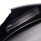 CELINE Shiny Calfskin Triomphe Shoulder Bag, Leather, Black, Rhinestones