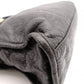 BALENCIAGA Classic Mini City Handbag, Leather, Gray, 2-Way Crossbody, Gold Hardware