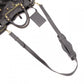 BALENCIAGA Classic Mini City Handbag, Leather, Gray, 2-Way Crossbody, Gold Hardware
