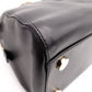 BVLGARI Scallie Serpenti Handbag, Leather, 2-Way, Black, Shoulder Bag