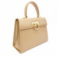 Salvatore Ferragamo Gancini Handbag Beige