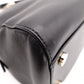 BVLGARI Scallie Serpenti Handbag, Leather, 2-Way, Black, Shoulder Bag