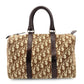 Christian Dior Trotter Boston Beige × Brown Handbag Vintage 7-10-602