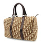 Christian Dior Trotter Boston Beige × Brown Handbag Vintage 7-10-602