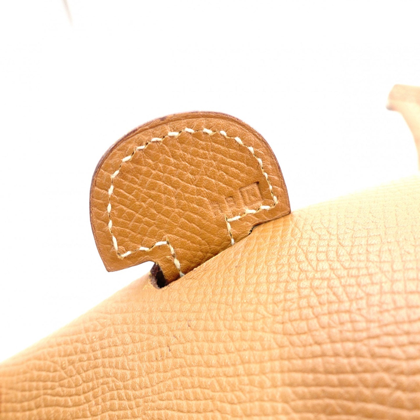 HERMES Evelyn PM Shoulder Bag, Leather, Brown, Gold, Crossbody, □K Stamped