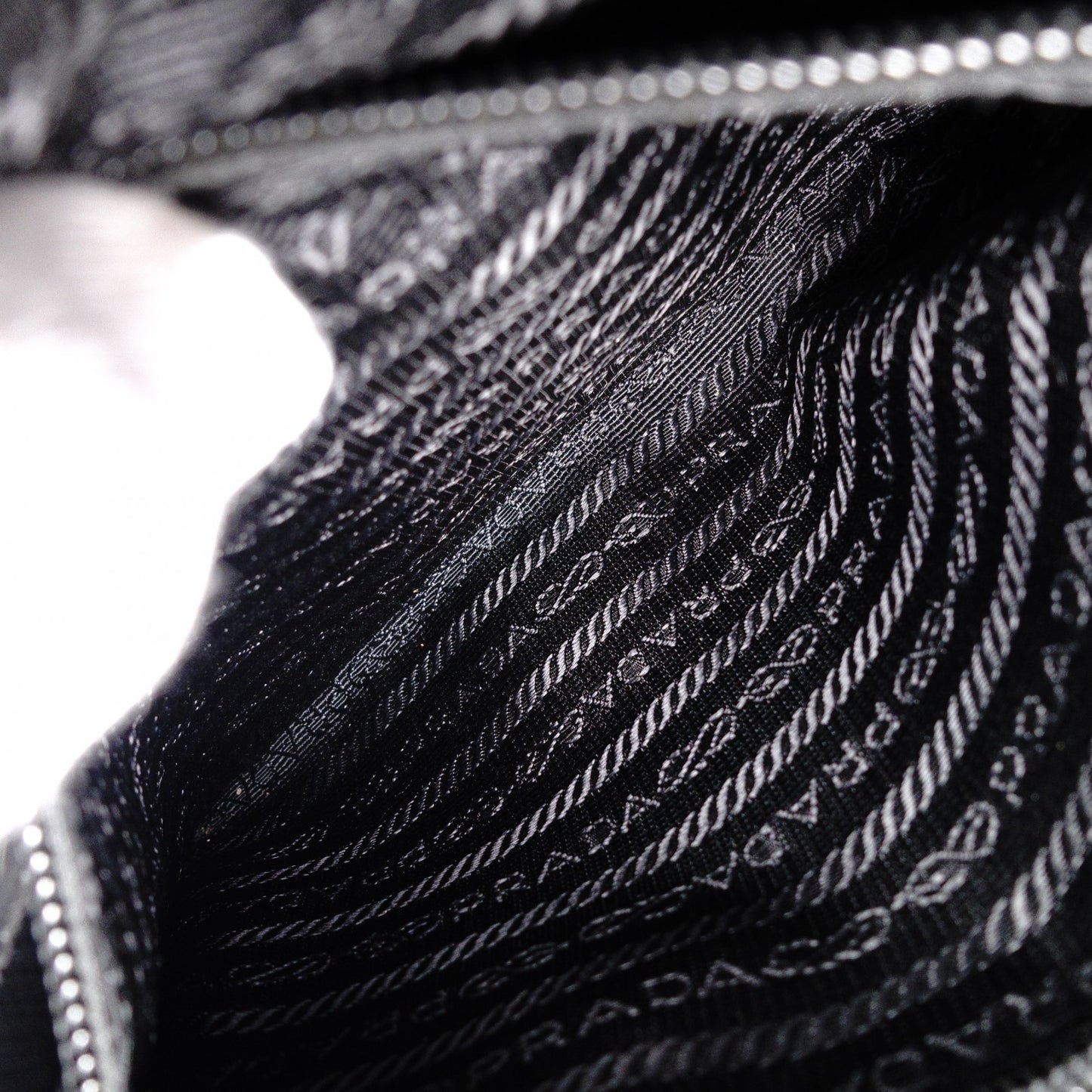 PRADA Triangle Logo Re-Nylon Shoulder Bag, Nylon, Black, Crossbody