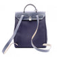 HERMES Air Bag Ad PM Handbag, Canvas, Navy, 2-Way