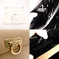 Salvatore Ferragamo Gancini Handbag Beige