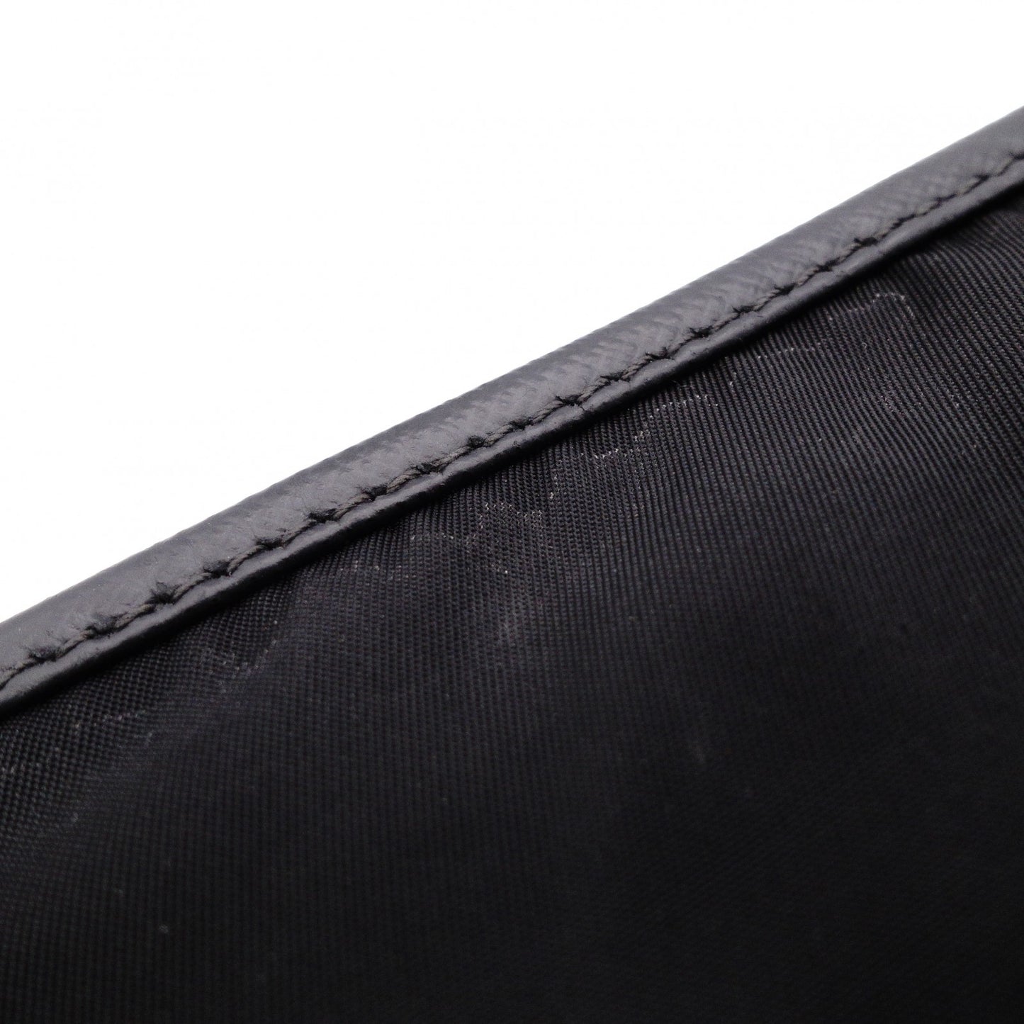 PRADA Triangle Logo Re-Nylon Shoulder Bag, Nylon, Black, Crossbody
