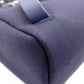 HERMES Air Bag Ad PM Handbag, Canvas, Navy, 2-Way