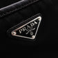 PRADA Triangle Logo Re-Nylon Shoulder Bag, Nylon, Black, Crossbody