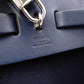 HERMES Air Bag Ad PM Handbag, Canvas, Navy, 2-Way