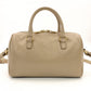 Saint Laurent Baby Duffle Shoulder Bag Beige Leather YSL Handbag 7-8-320