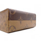 LOUIS VUITTON On the Go PM Monogram Reverse Handbag, PVC, Brown, 2-Way Crossbody