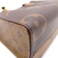LOUIS VUITTON On the Go PM Monogram Reverse Handbag, PVC, Brown, 2-Way Crossbody