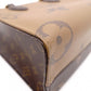 LOUIS VUITTON On the Go PM Monogram Reverse Handbag, PVC, Brown, 2-Way Crossbody