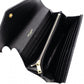 SAINT LAURENT Cassandra Long Wallet Leather Black