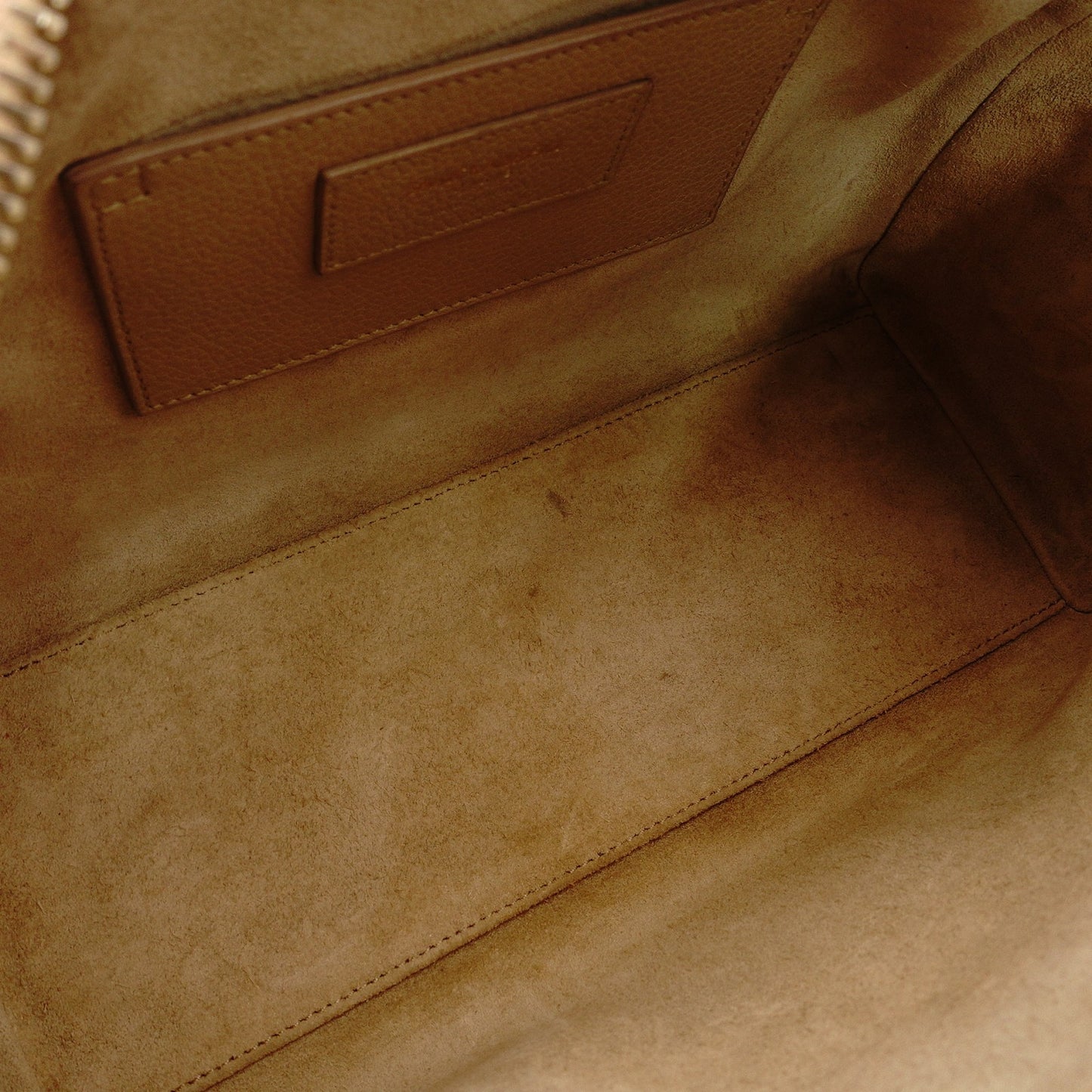 Saint Laurent Baby Duffle Shoulder Bag Beige Leather YSL Handbag 7-8-320