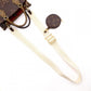 LOUIS VUITTON On the Go PM Monogram Reverse Handbag, PVC, Brown, 2-Way Crossbody