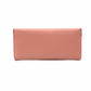 FENDI F Is F Long Wallet Leather Coral Pink Wallet