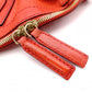 GIVENCHY Nightingale Handbag, Leather, Orange, 2-Way, Gold Hardware